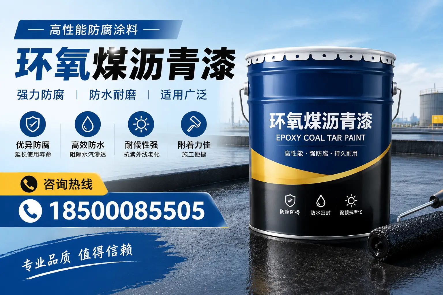 环氧煤沥青漆的主要成分与功能，海州用户深度了解