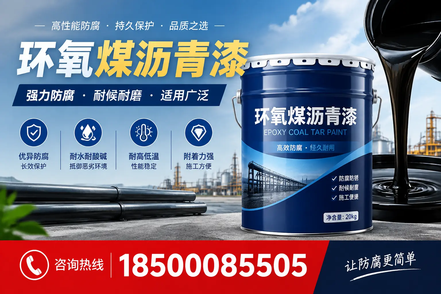环氧煤沥青漆在不同气候条件下的表现分析,海州适用性